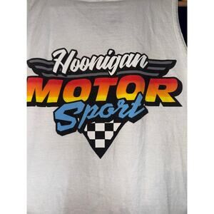 Hooligan Motor Sport Tank Top Men's Large Streetwear Utility Summer Vacation